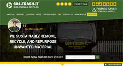 Desktop Screenshot of 604-trash-it.com